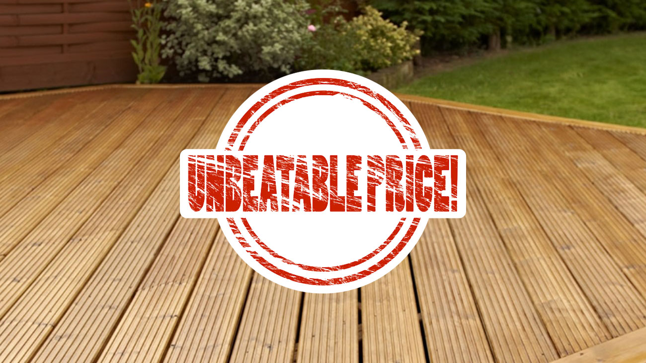 Unbeatable Prices On Redwood Timber Decking
