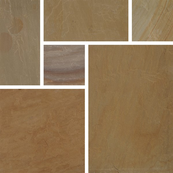 Buff Stone Color Buff Premium Sandstone (Single Sizes) | Premium Sandstone Paving