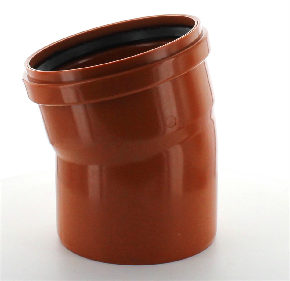 Marley 110mm Underground 10 Degree Bend Single Socket Underground Pipe Fittings